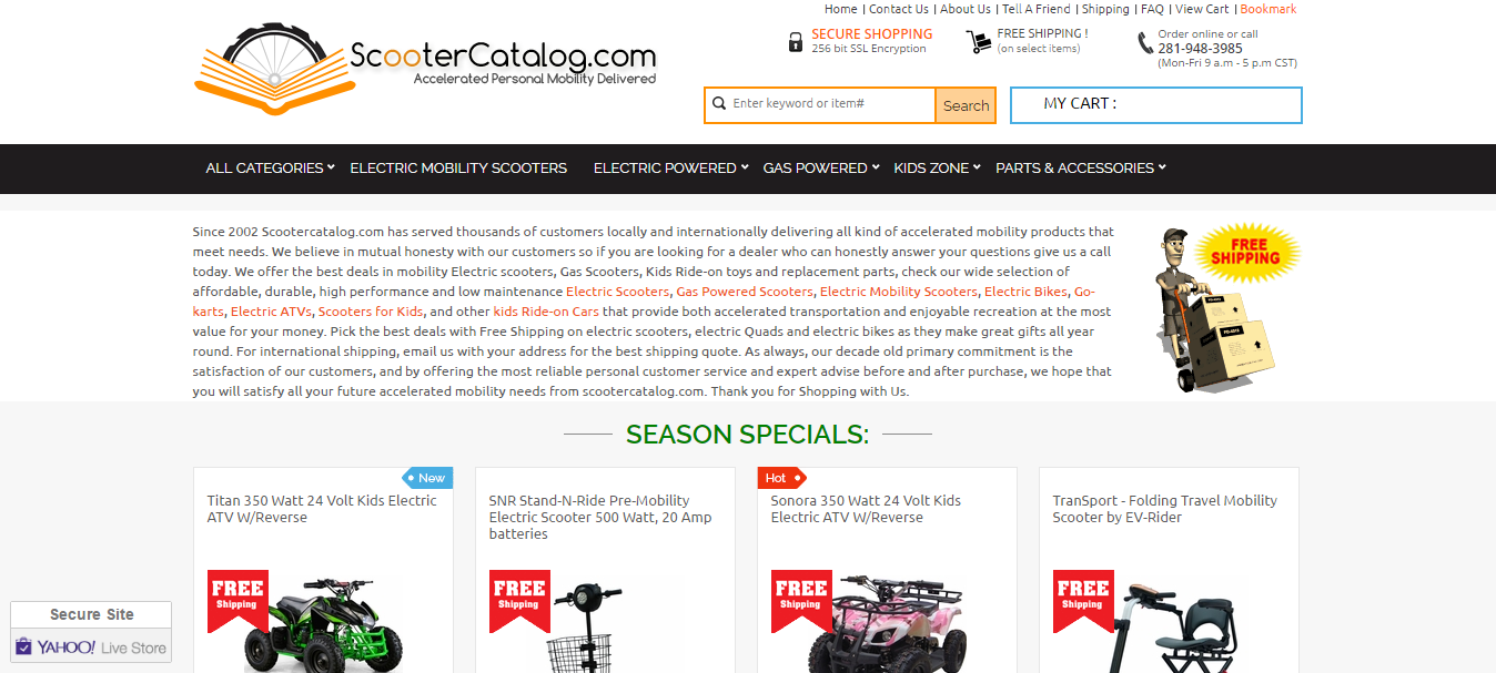 Scooter Catalog - Wall Directory